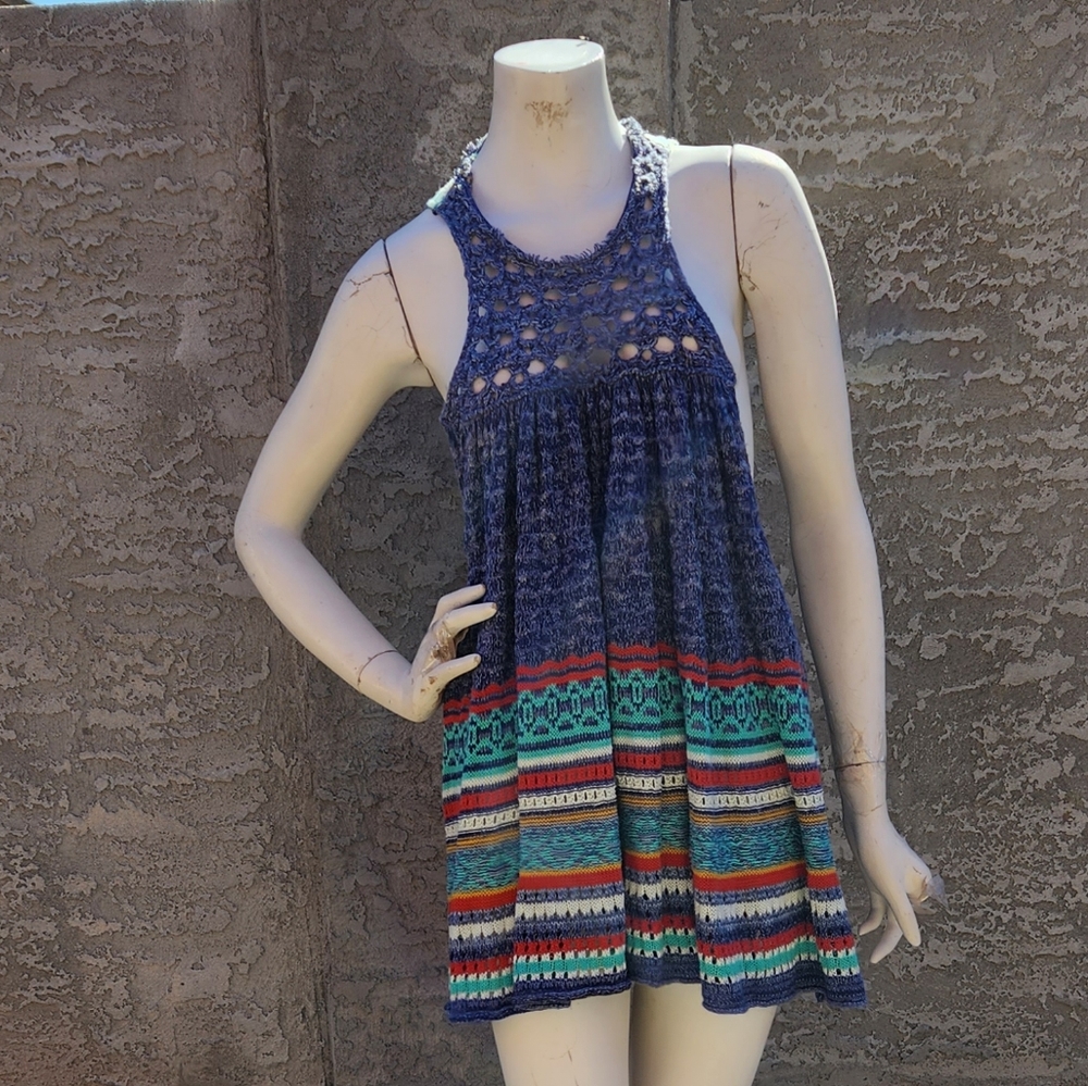 Free People Rare Hearts KnittedTunic Tank Dress - Picture 8 of 10